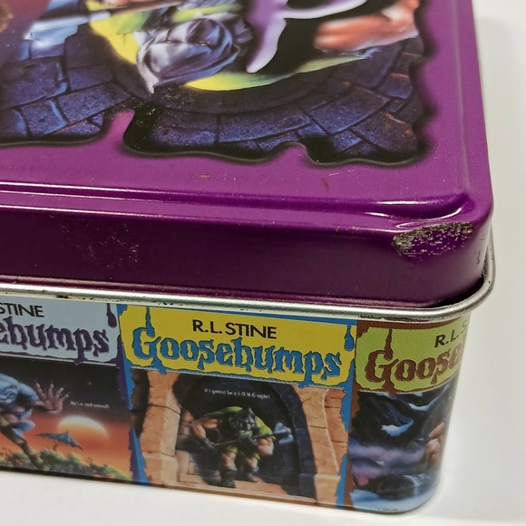 R.L Stine Goosebumps 25th Anniversary Retro 5 Book Set With Metal Tin - Picture 8 of 9